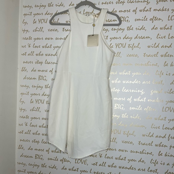 Shelia ivory body con dress - Picture 3 of 10